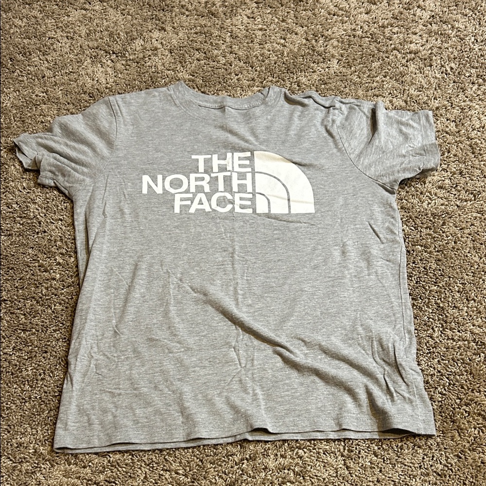The North Face Light Gray Logo Tee